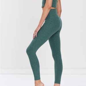 BEYOND YOGA Spacedye High Waisted Legging | Aloha Green-Dark Tropic / S